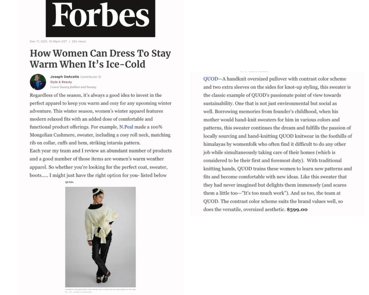How women can dress to stay warm when it's ice-cold