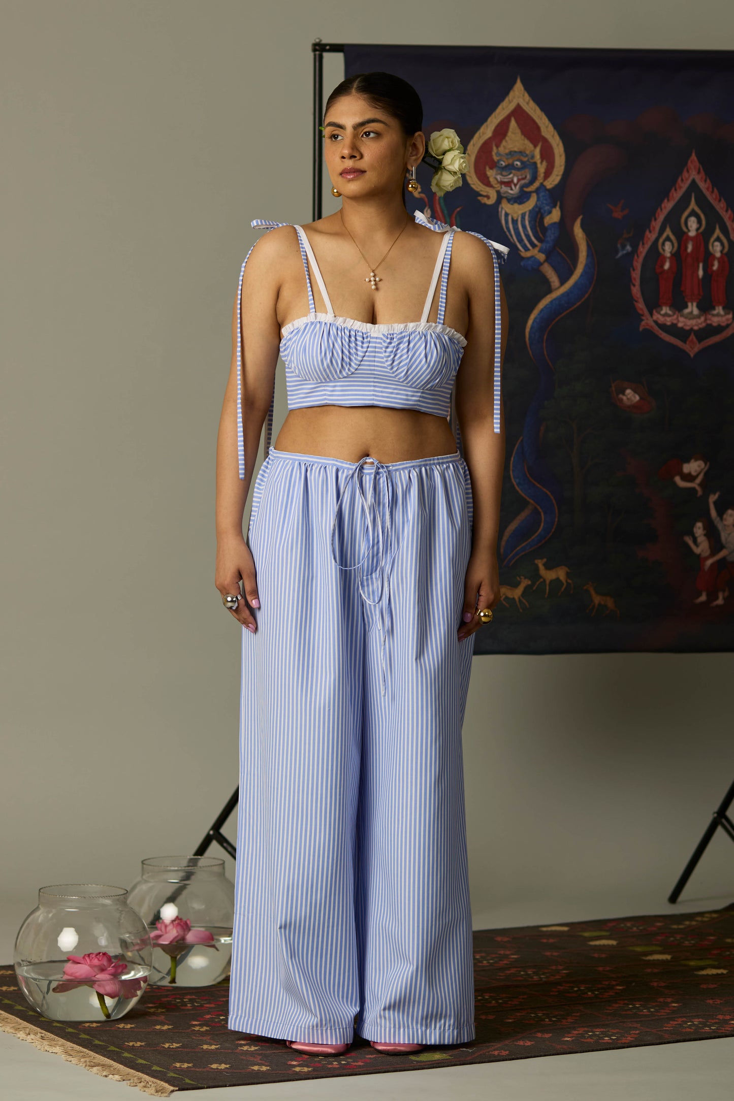 BREEZE PANTS IN AQUA