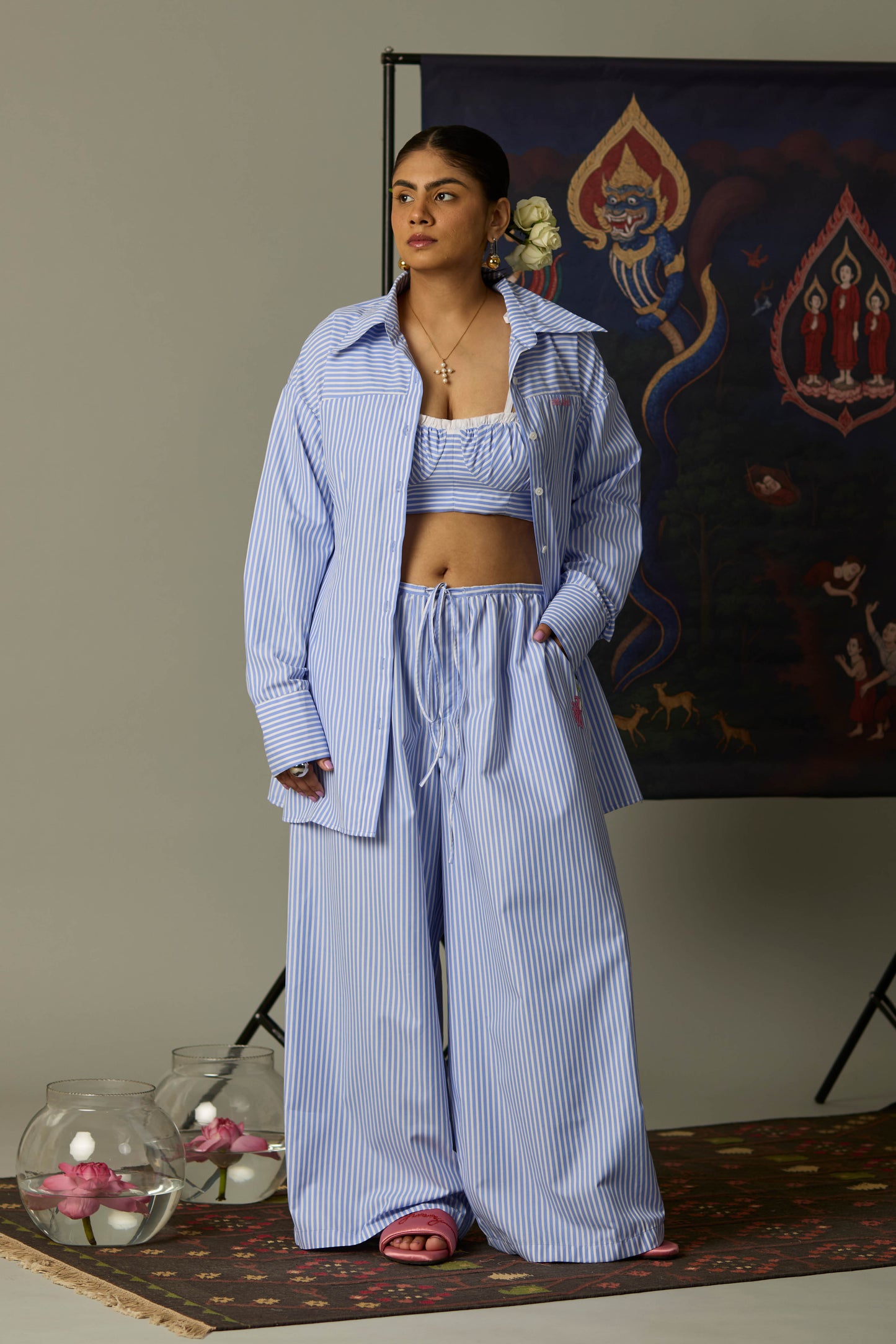 BREEZE PANTS IN AQUA