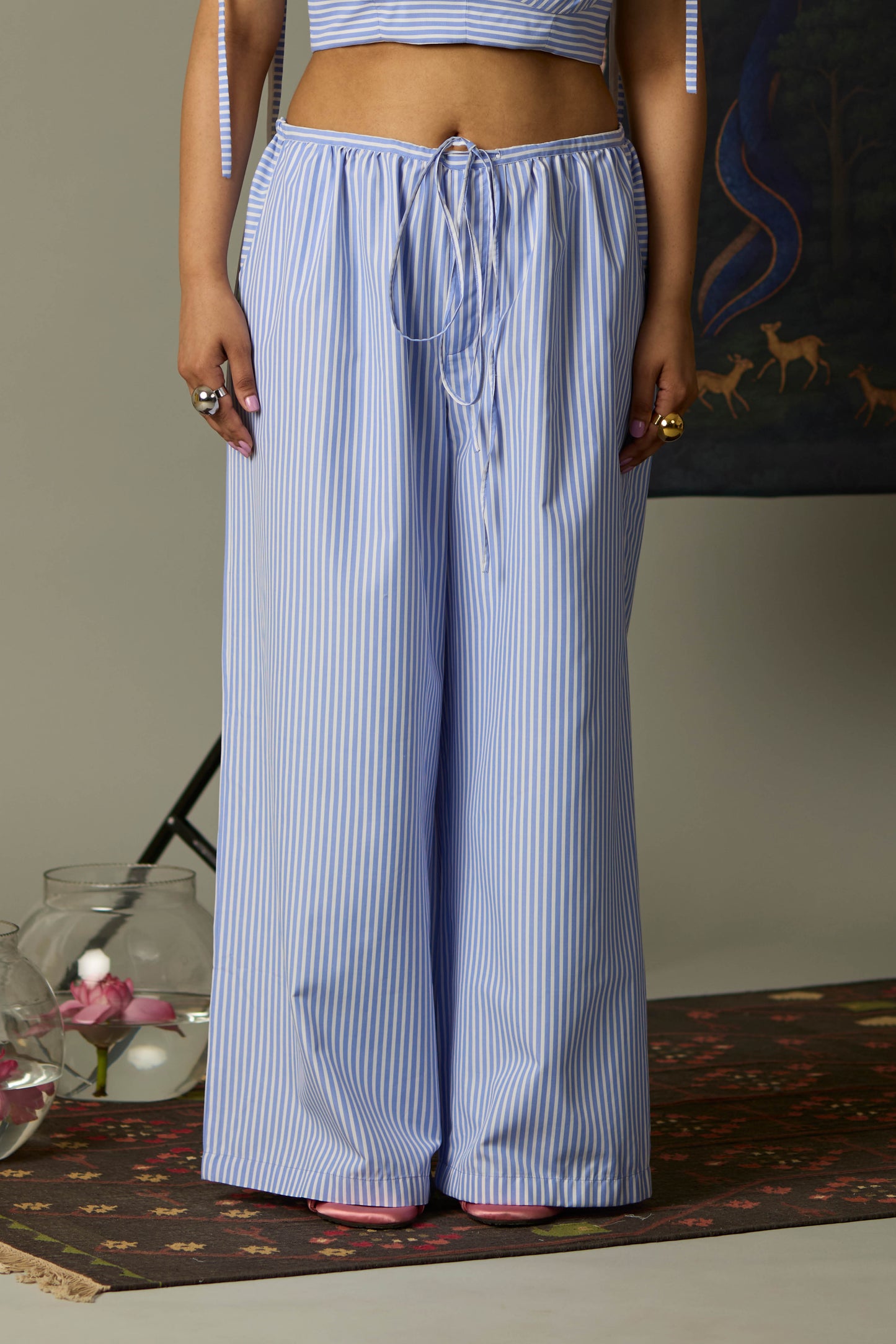 BREEZE PANTS IN AQUA