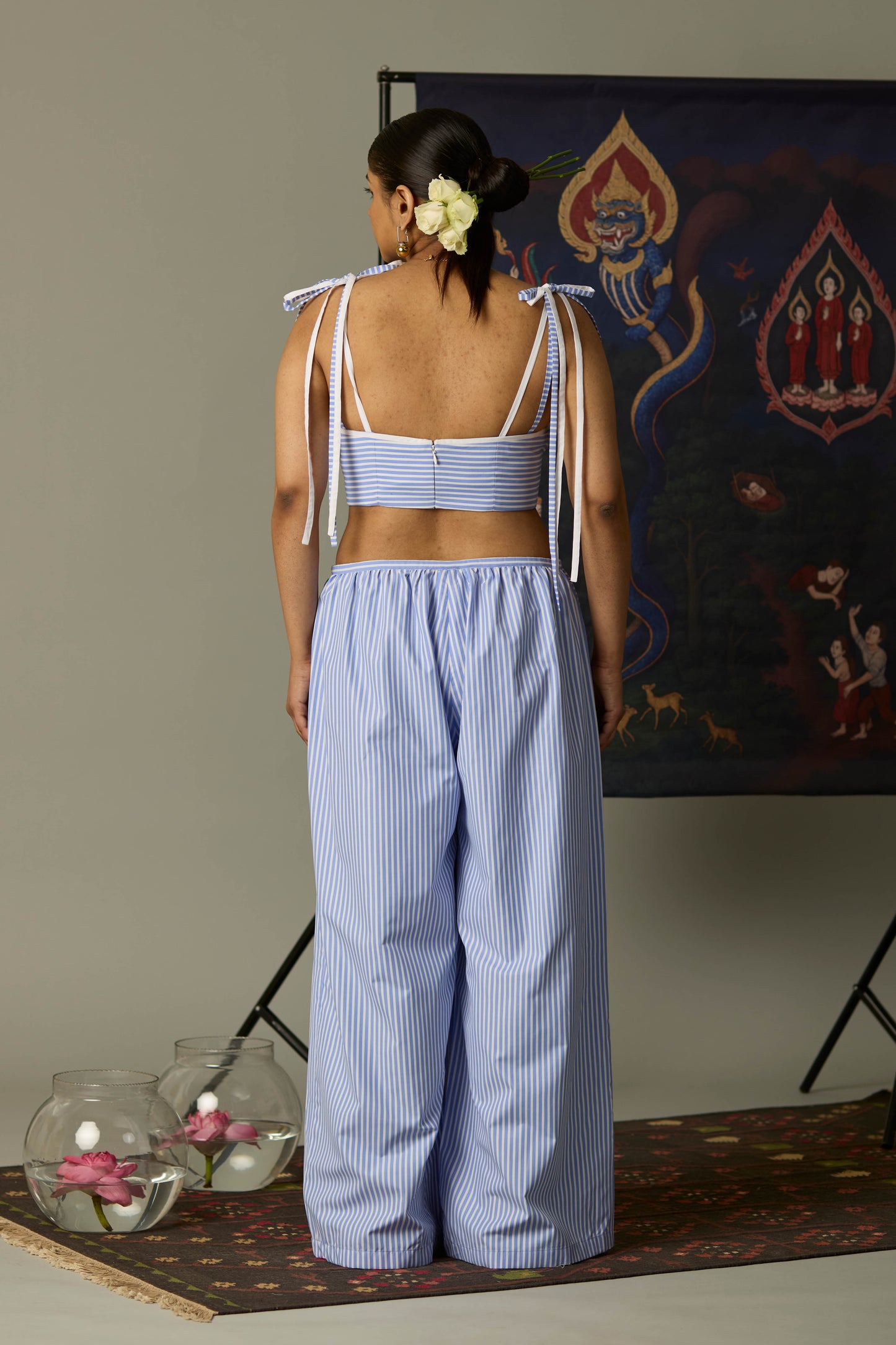 BREEZE PANTS IN AQUA