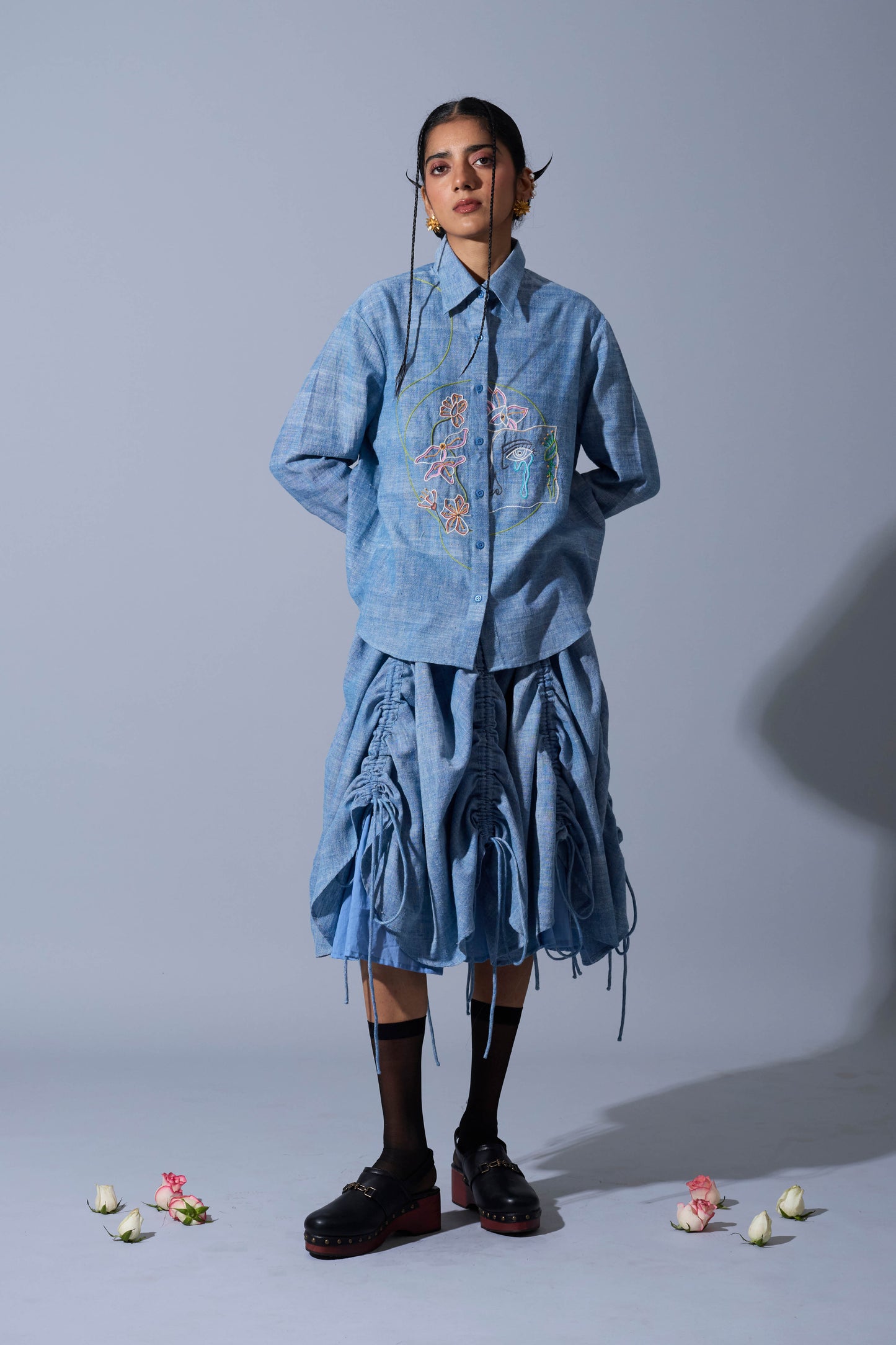 GATHERED SKIRT