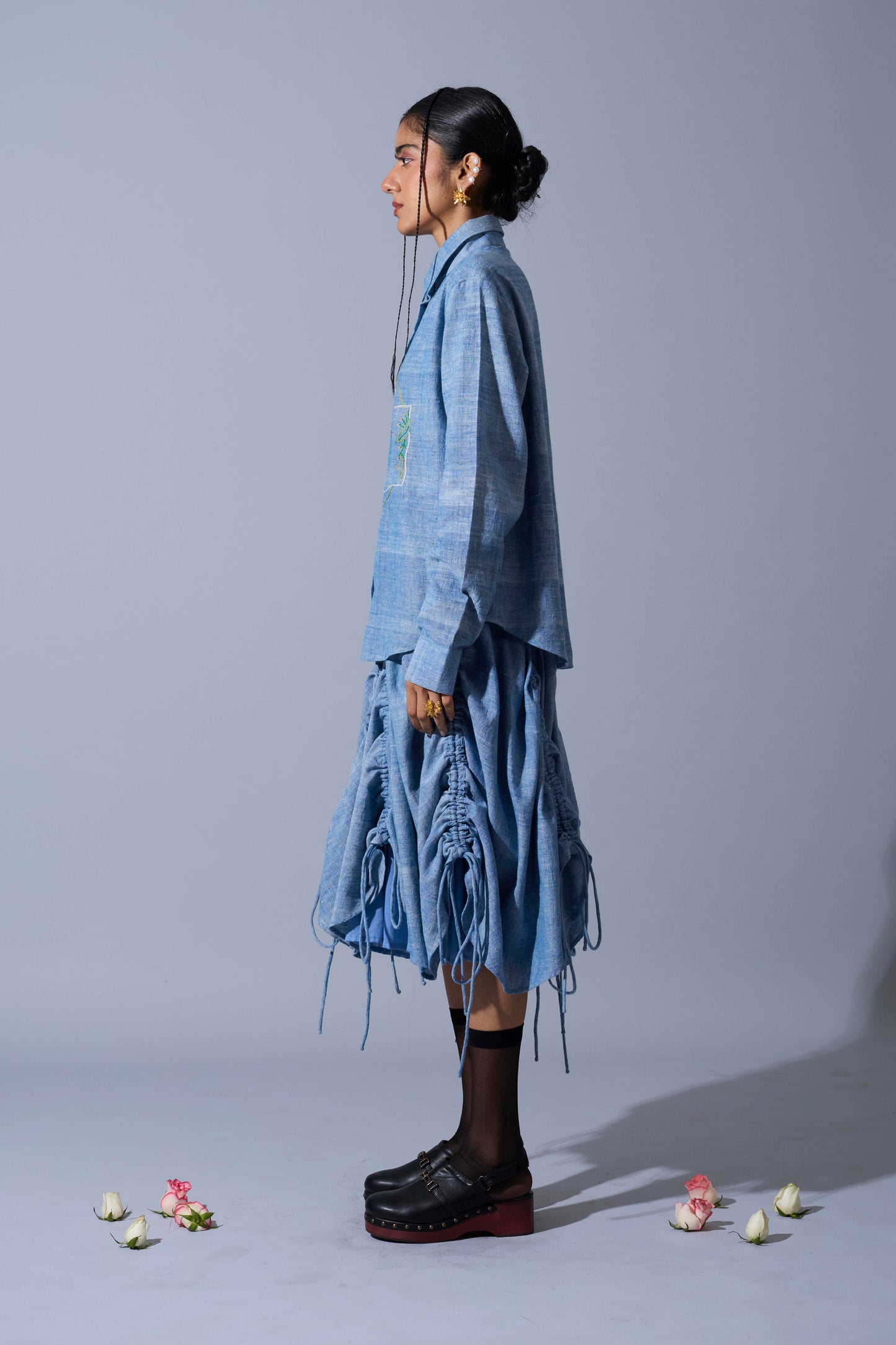 GATHERED SKIRT