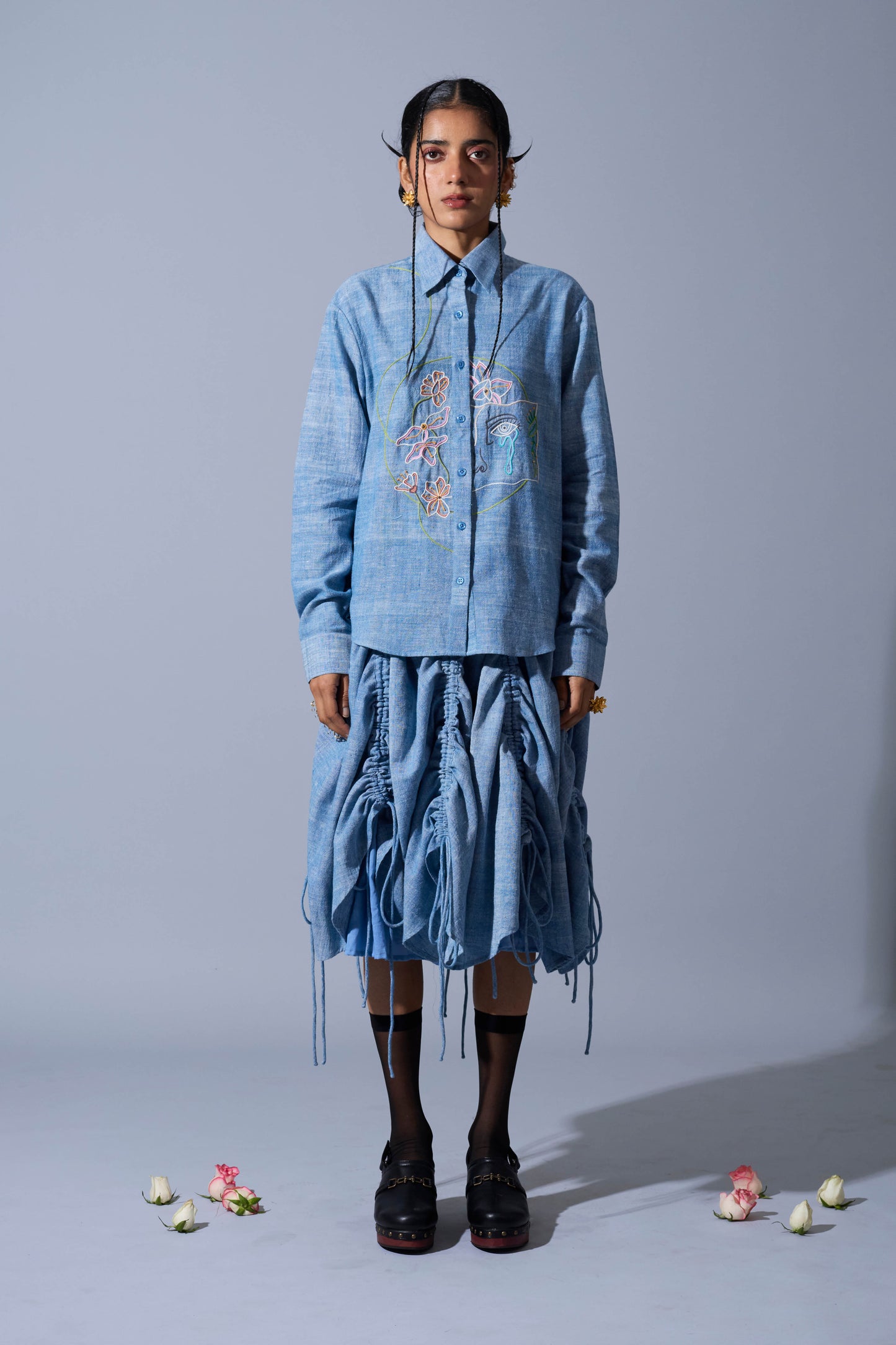 GATHERED SKIRT