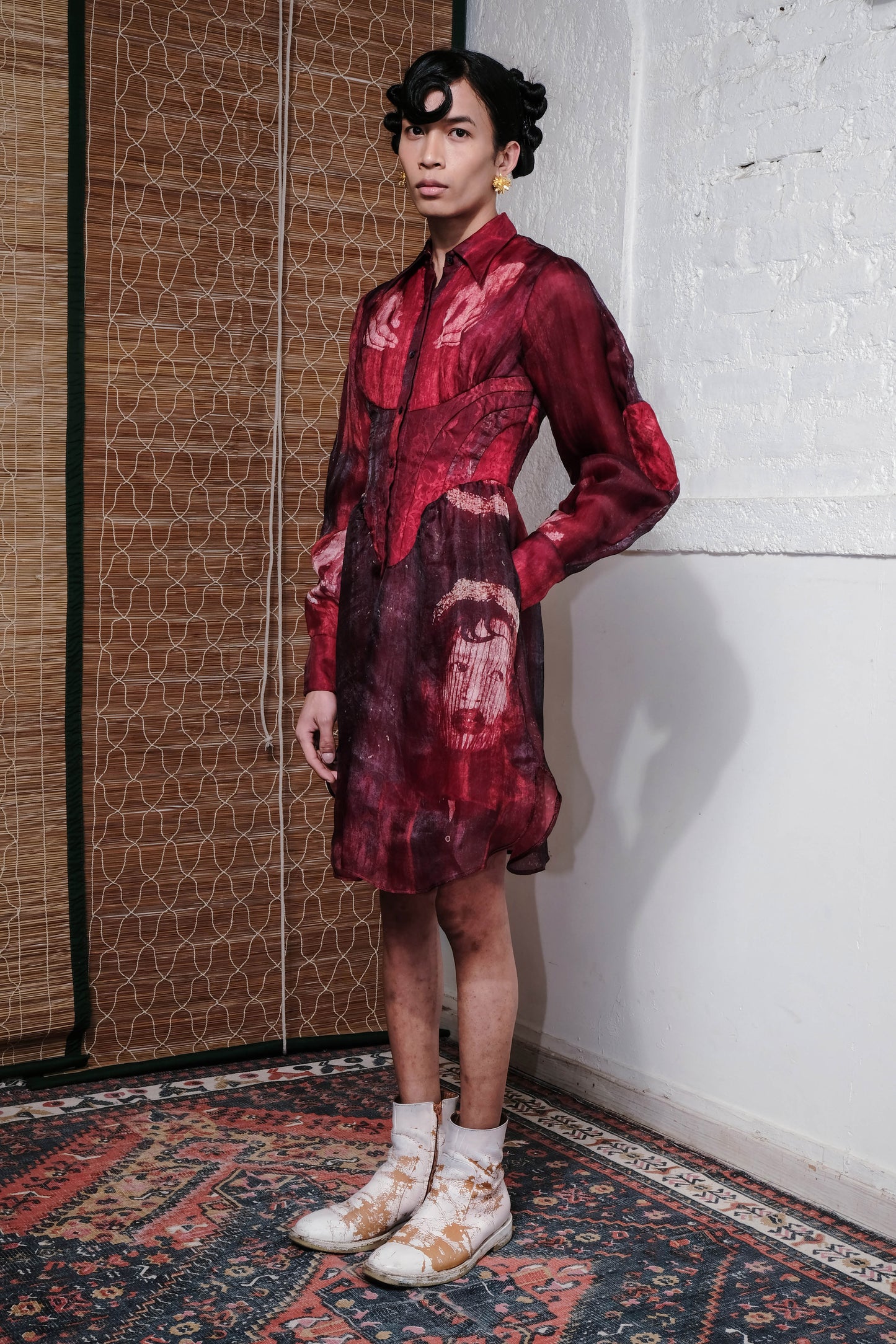 QUOD IN WONDERLAND SHIRT DRESS