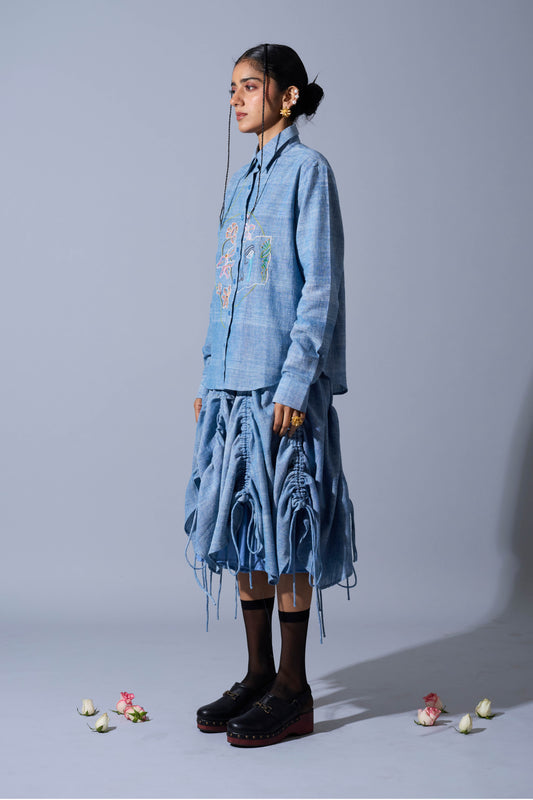 GATHERED SKIRT