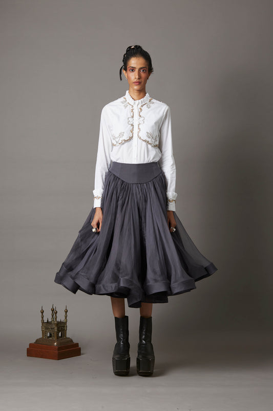 ORGANZA SLIP SKIRT