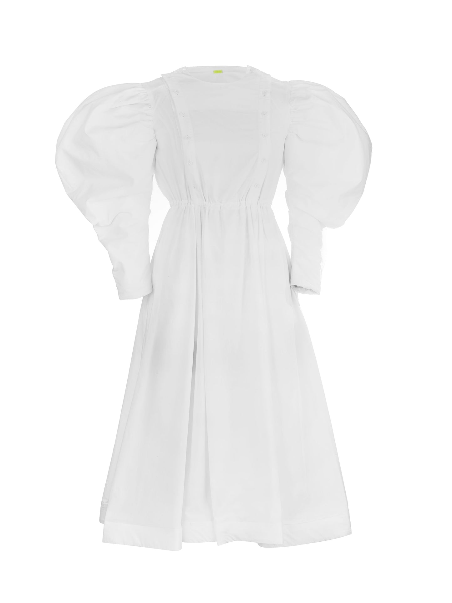 WOLF WING SHIRT DRESS WHITE - QUOD