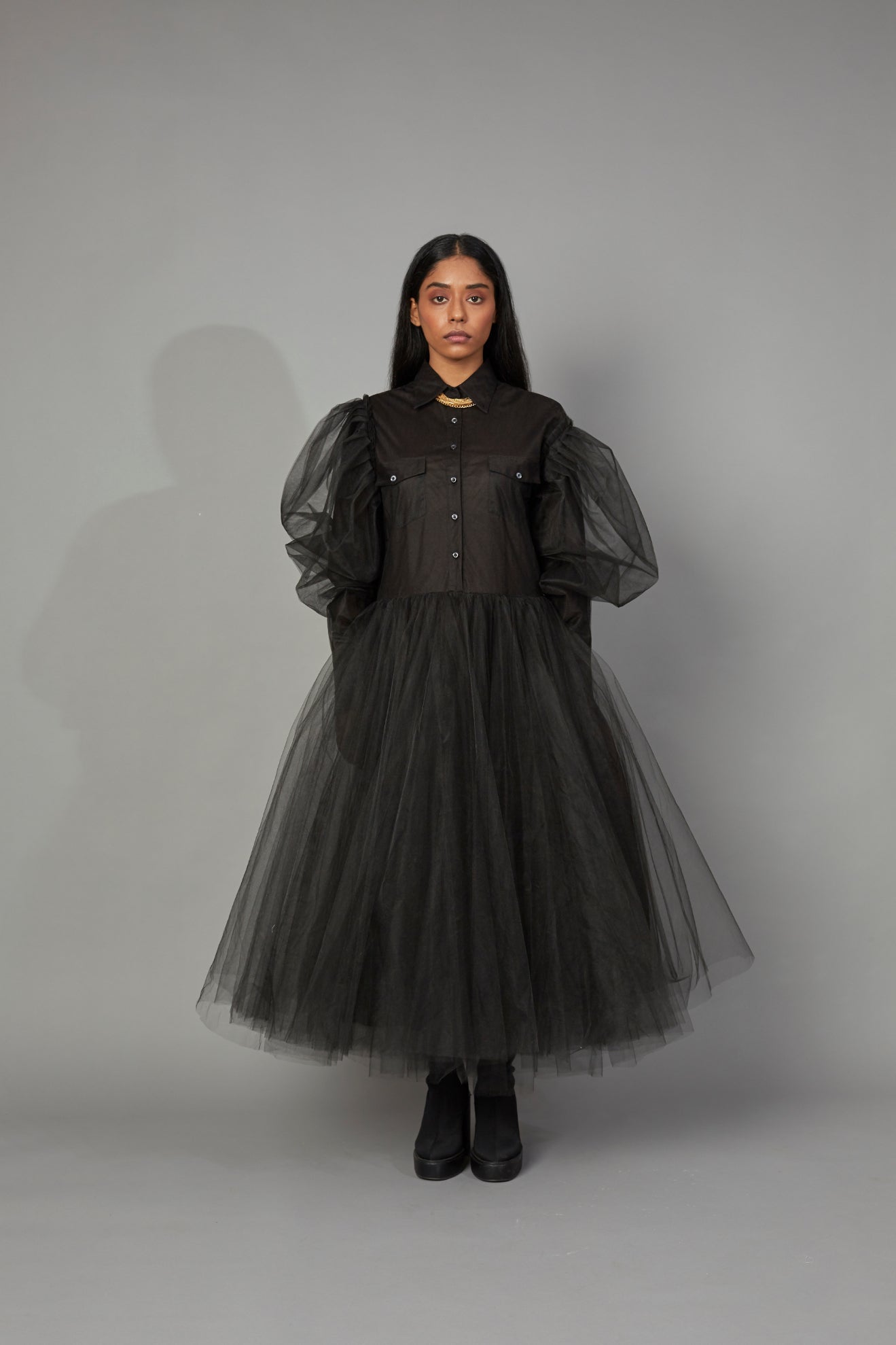 WOLF WING TULLE DRESS - QUOD