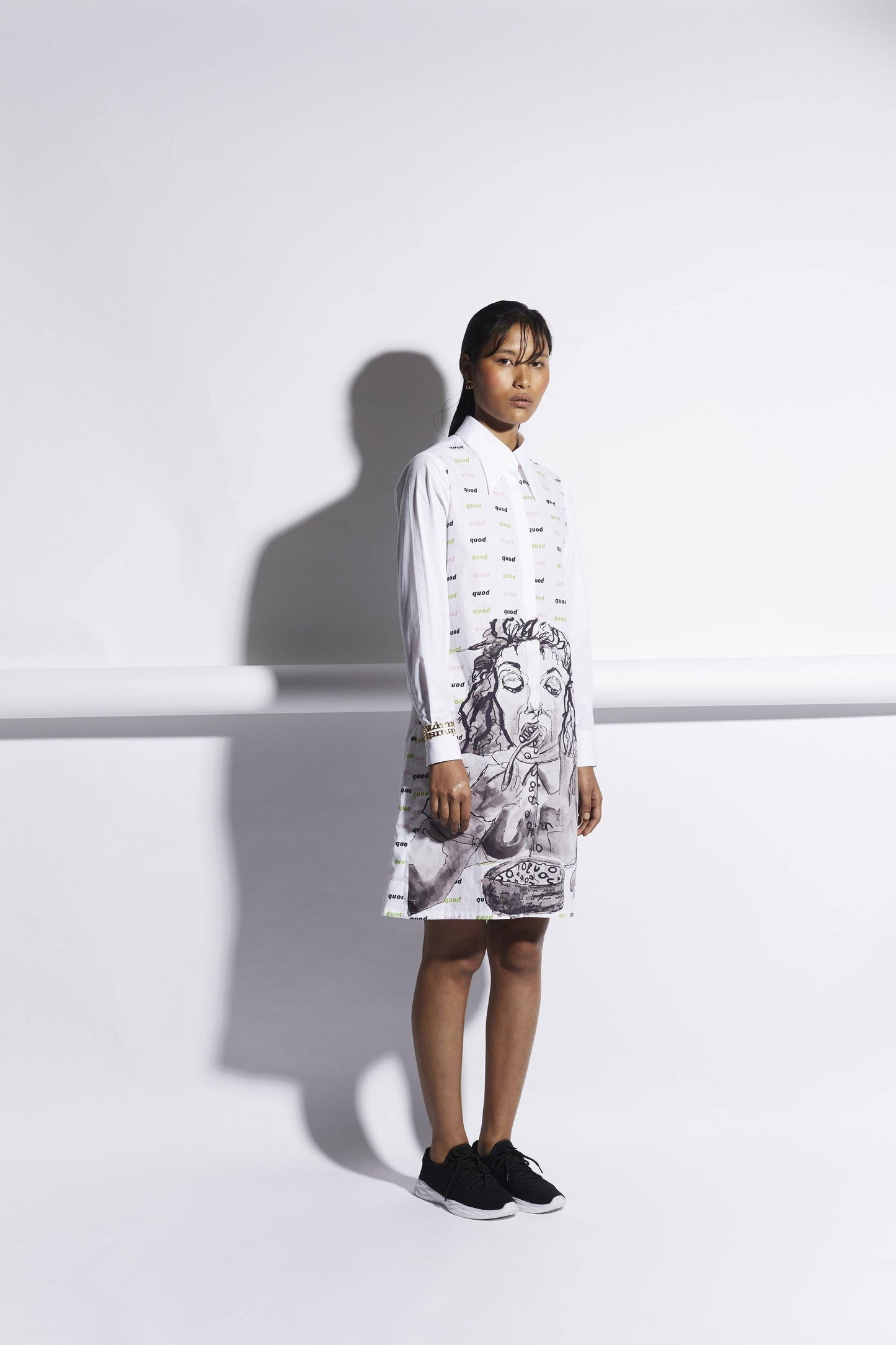 Cereal Girl Shirt Dress - QUOD