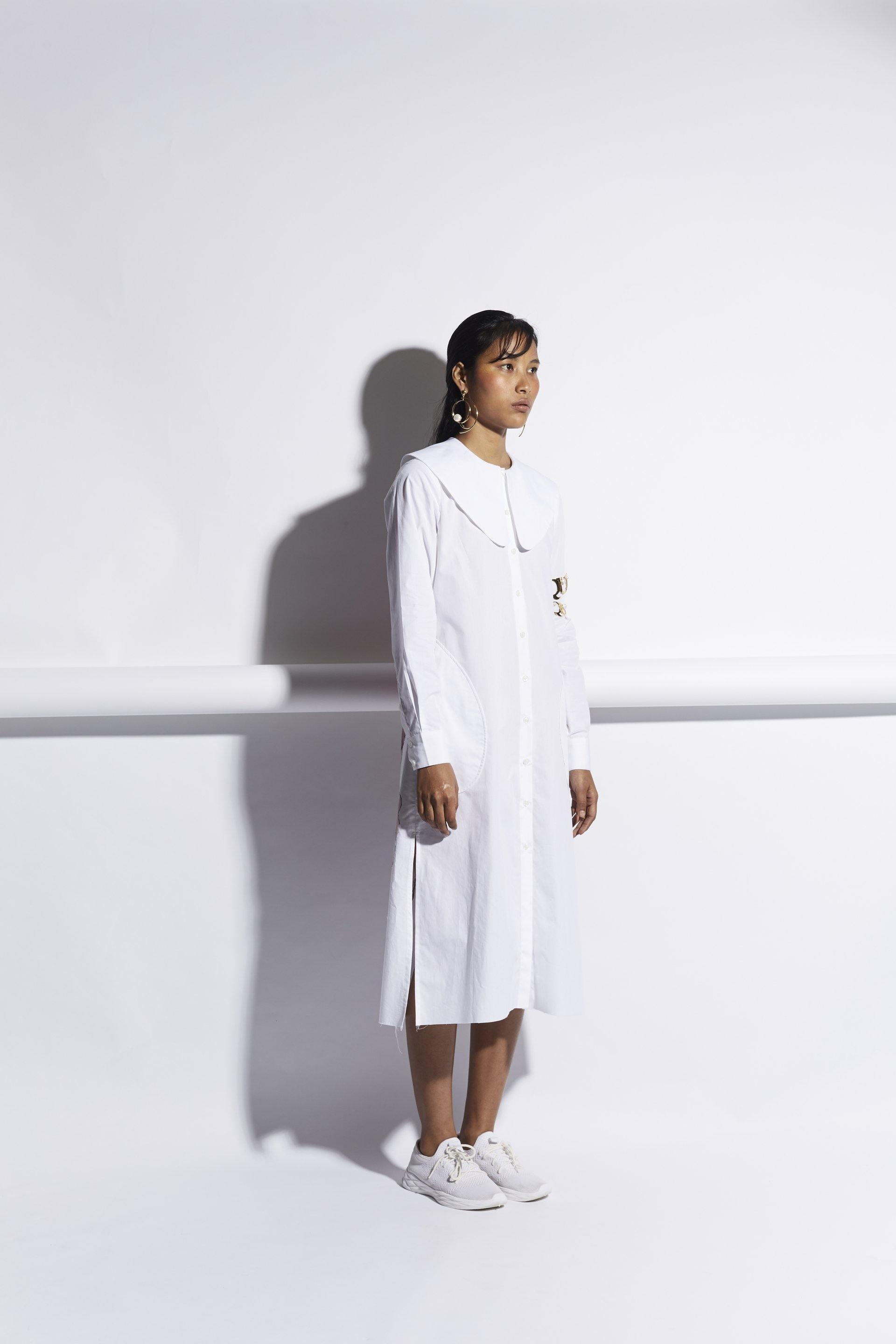 Back Girl Shirt Dress - QUOD