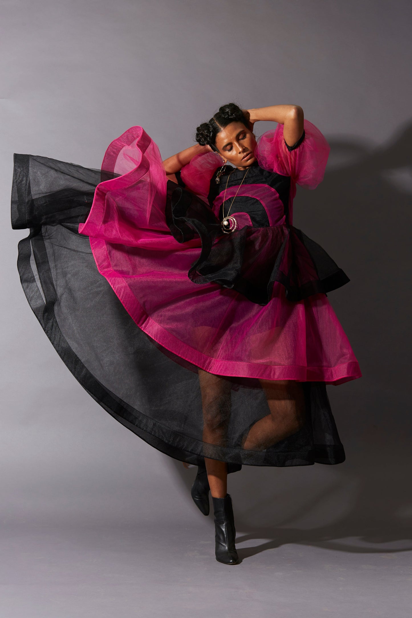 ABIGAIL SPENSER HU FT. QUOD Rainbow Dress