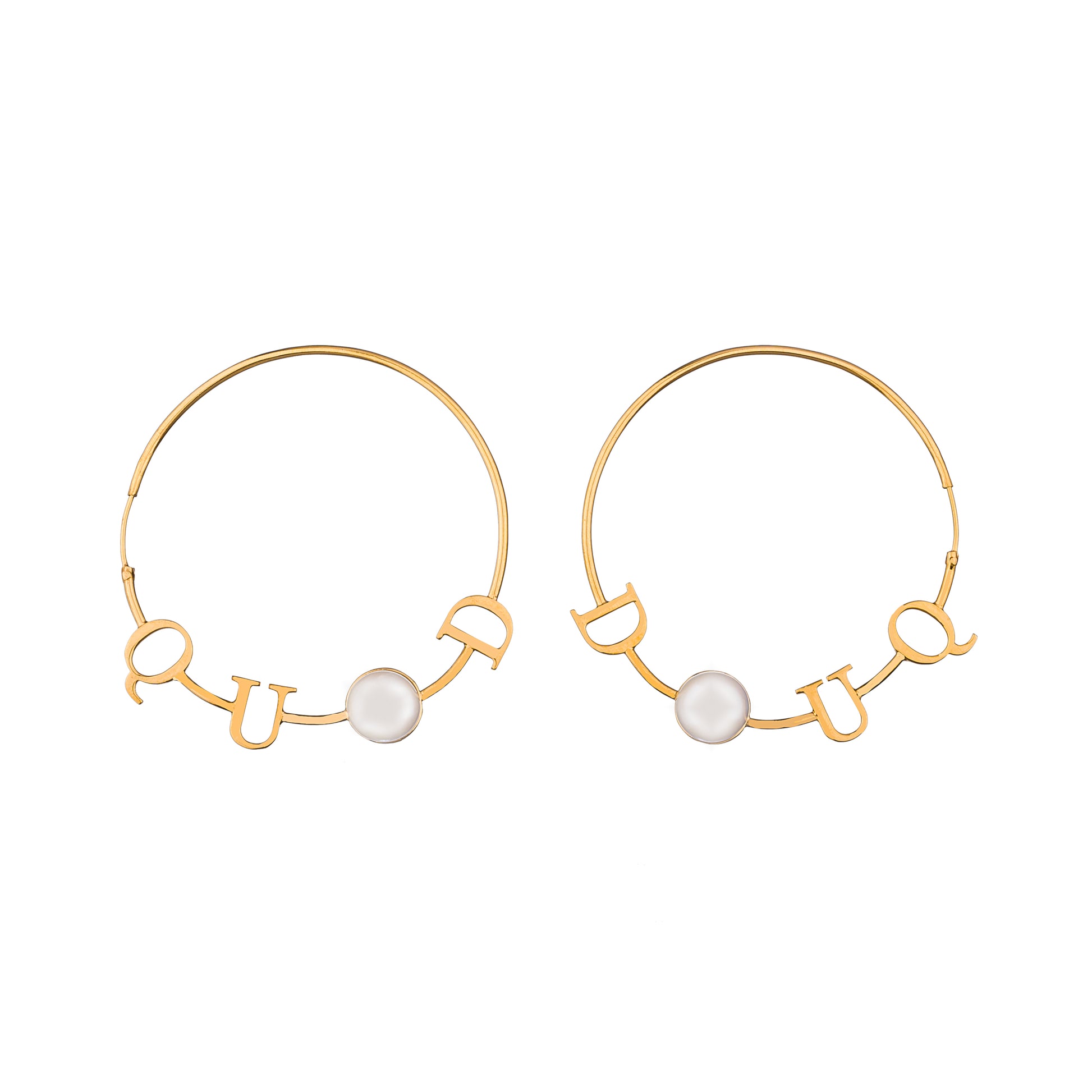 QUOD Pearl Hoops - QUOD