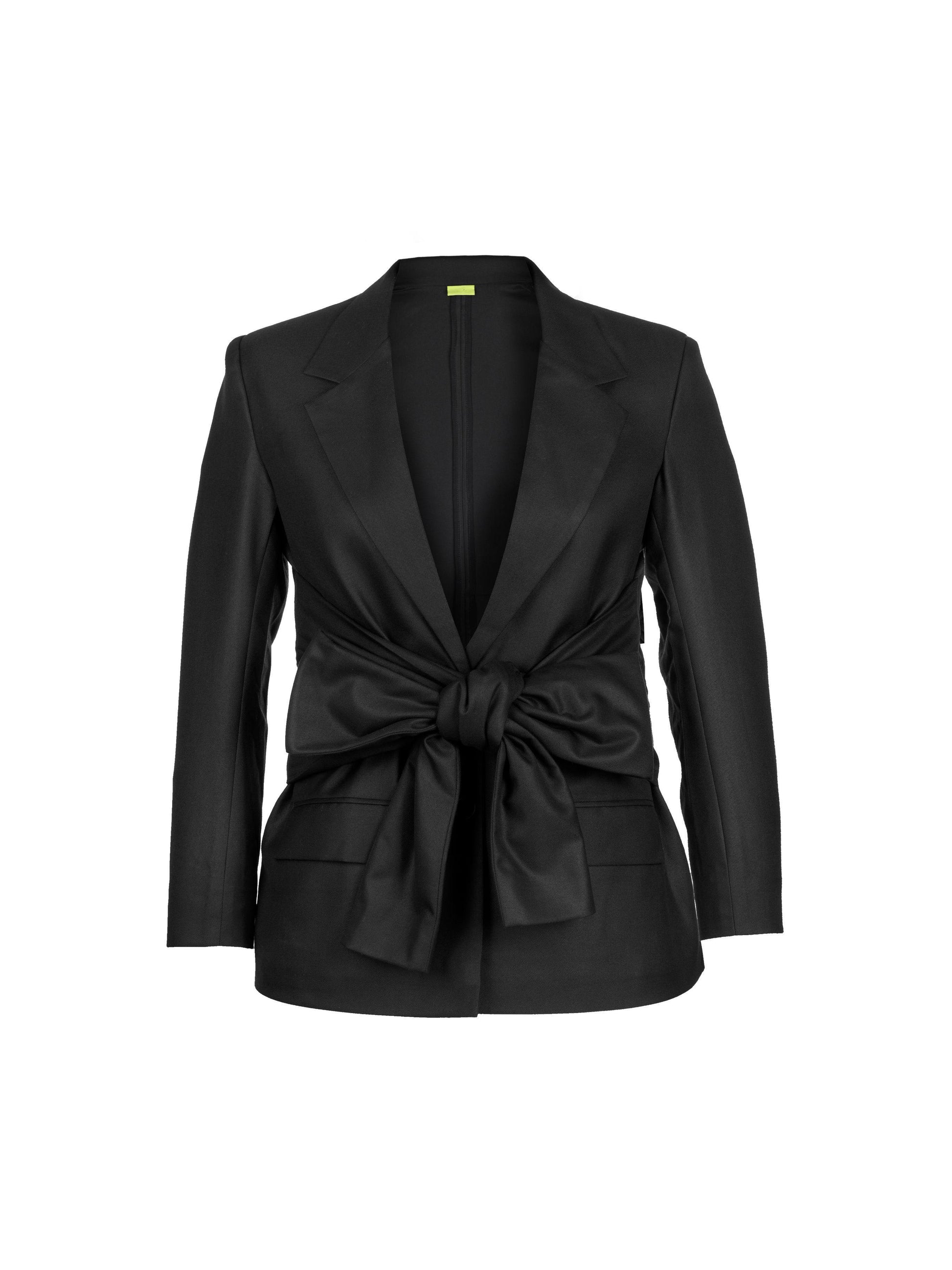 FOUR SLEEVE JACKET BLACK - QUOD