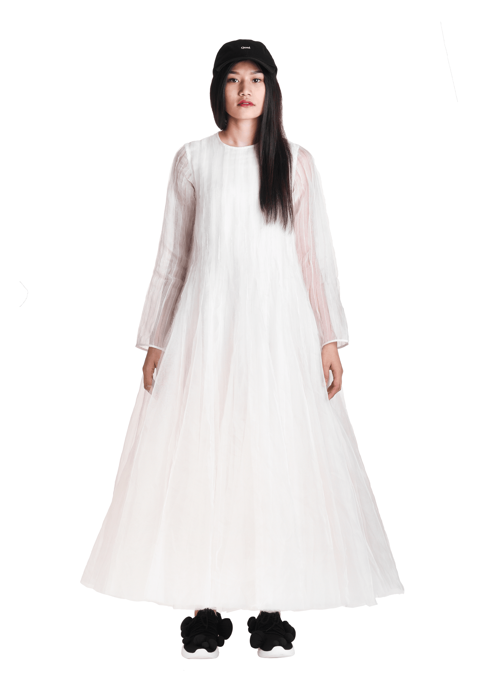 BOTTLEBRUSH ORGANZA DRESS Ft. Pooja Hegde - QUOD