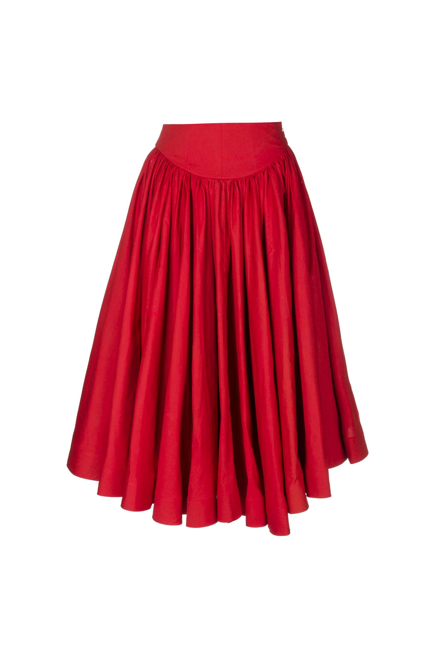 QUOD SLIP SKIRT IN RED